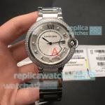 TW Factory Replica Cartier Ballon Bleu Swiss Quartz Movement Diamond Bezel 42mm 